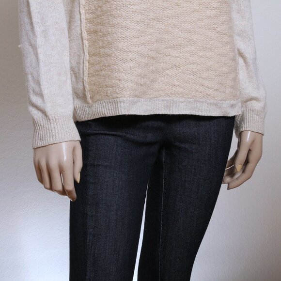 Silence + Noise by Urban Outfitters Wool Blend Crew Neck Sweater Women Size L - Picture 6 of 11